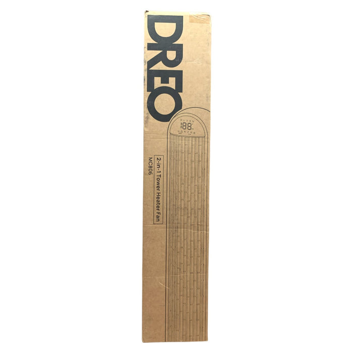 DREO 2-in-1 42-inch Tower Heater Fan, MC806, White