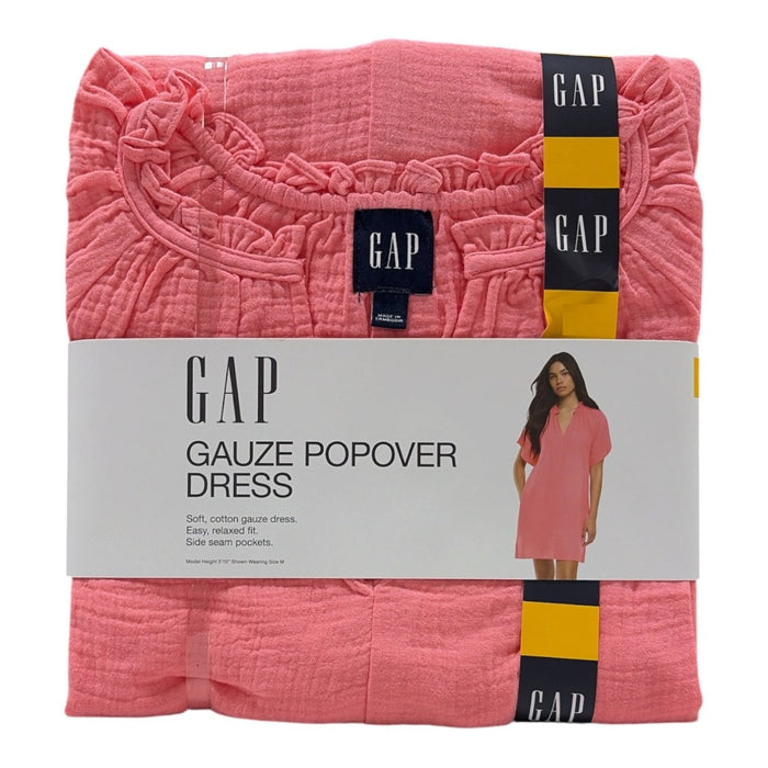 Gap Women's Lightweight & Breathable 100% Cotton Gauze Pop-Over Dress