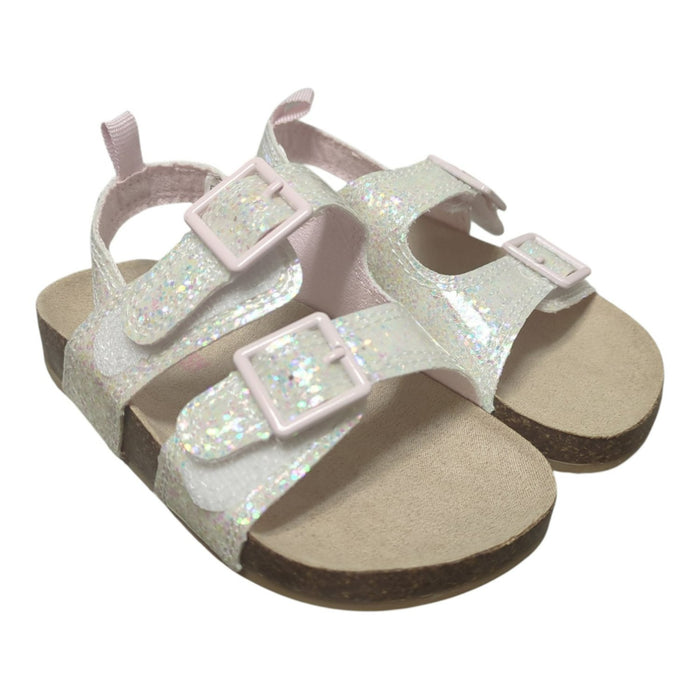 OshKosh B'Gosh Toddler Girls Hook & Loop Strap Contoured Footbed Sandal