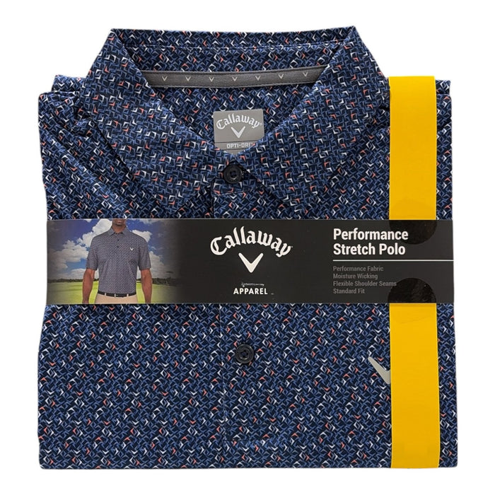 Callaway Men's Standard Fit Lightweight Moisture Wicking Performance Polo