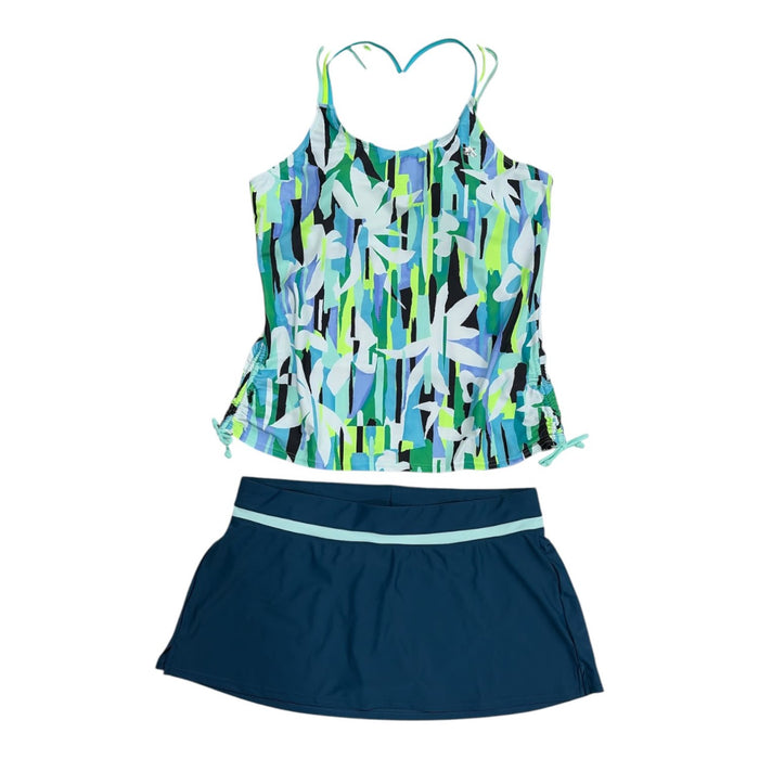 ZeroXposur Women’s 2 Piece Fashion Scoop Neck Tankini Set
