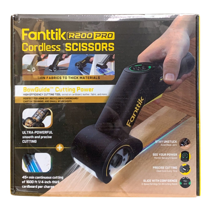 Fanttik R200 Pro Cordless Scissors, Dual Speed Bi-Directional Rotary Cutter