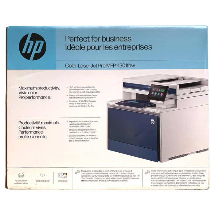 HP Color LaserJet Pro MFP 4301fdw All-in-One Wireless Color Laser Printer