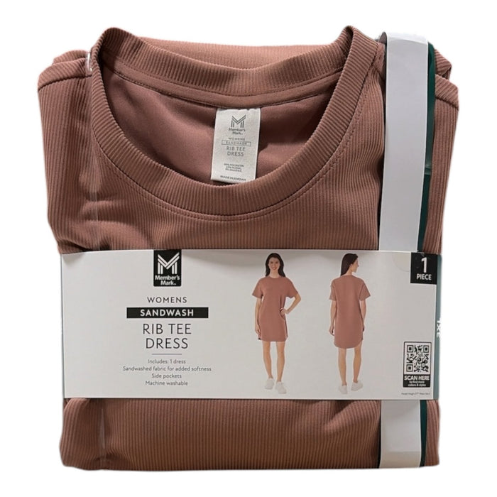 Member's Mark Women's Short Sleeve Sandwash Dress