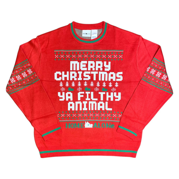 Licensed Home Alone Unisex Adult Holiday Sweater, Cotton Blend, Crew Neck
