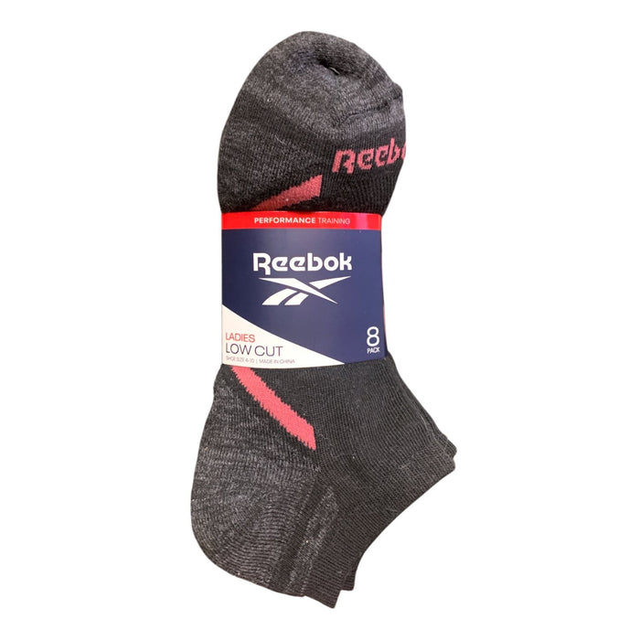 Reebok Women's 8-Pack Cushion Low-Cut Sock, One Size