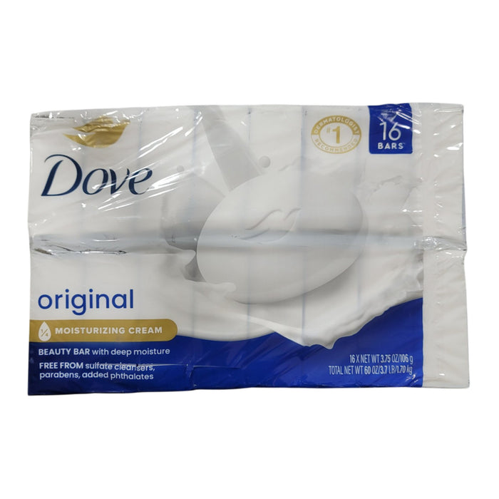 Dove Bar Soap Moisturizing 16 Bars, 4 Oz