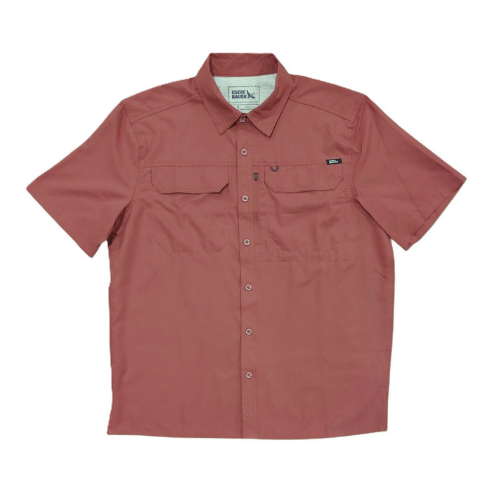 Eddie Bauer Men's Relaxed Fit Lightweight Woven Tech Shirt