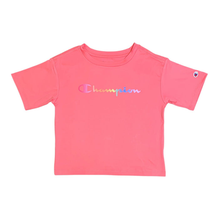 Champion Girl's Active T-Shirt, Boxy Fit Tee, Crewneck