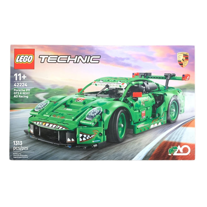 LEGO Technic – Porsche 911 GT3 R REXY AO Racing Car, 42224, 1,313 Pieces