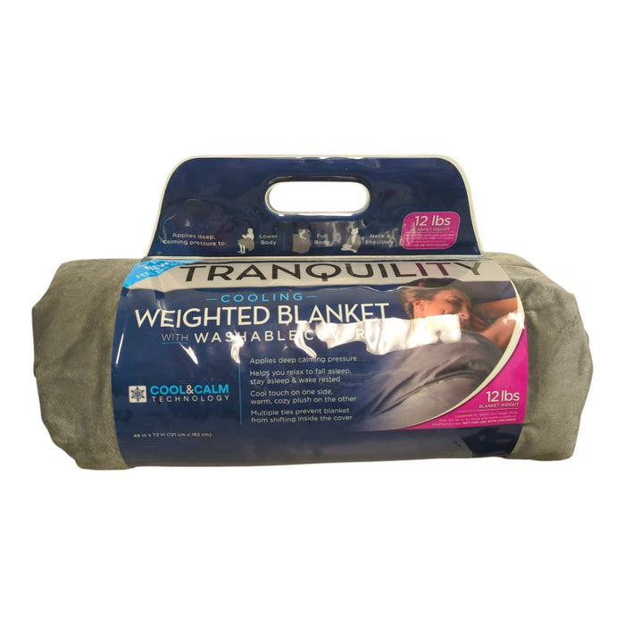 Tranquility Cool-to-the-Touch Weighted Blanket, 12 lbs.