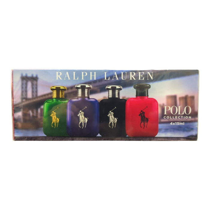 Ralph Lauren Polo Collection Miniature Eau De Toilette, .5 floz, 4-Piece Set