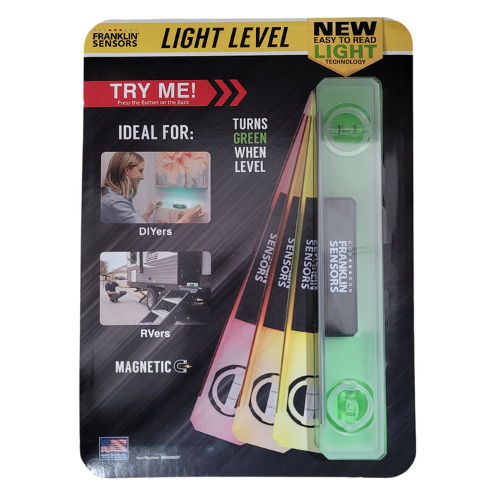 Franklin Sensors Digital Contractors Level with Light Indicator, Green for Level