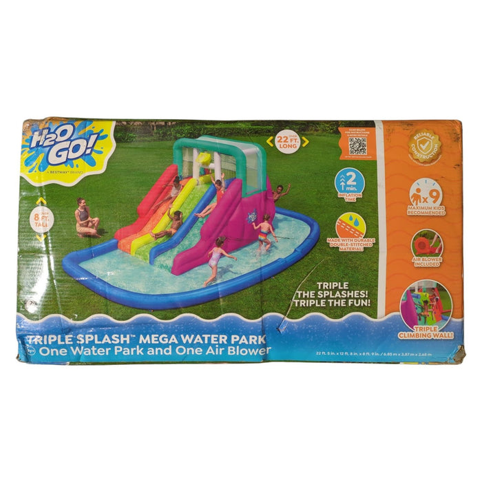 H2OGO! Triple Splash 8'9" Inflatable Water Park