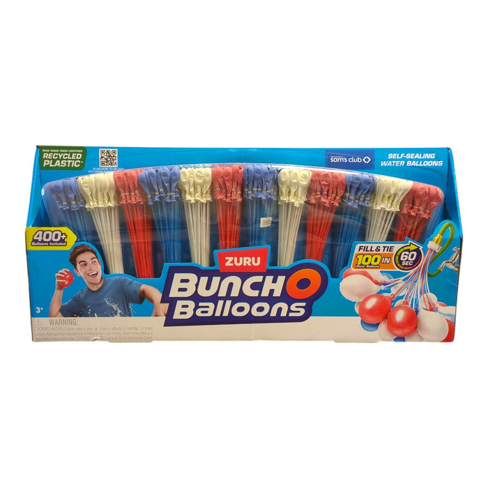 Zuru Bunch O Balloons 400+ Rapid-Fill Self-Tying Water Balloons, 12 Stems