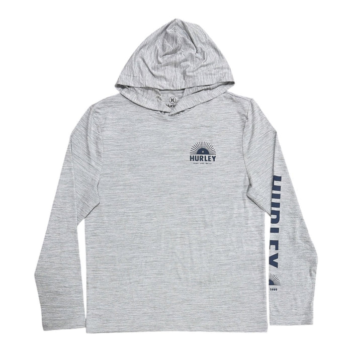 Hurley Men's Regular Fit UPF 50 Sun Protection Hooded Long Sleeve Tee