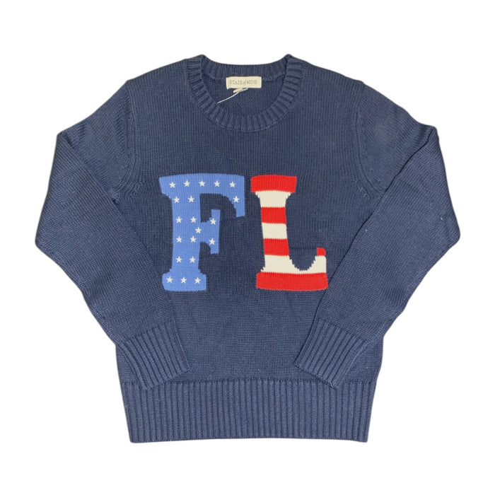 State of Mine Unisex Kid's Patriotic Americana Sweater