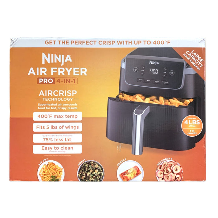 Ninja Air Fryer Pro 4-in-1, 5-Quart Capacity, Model AF141