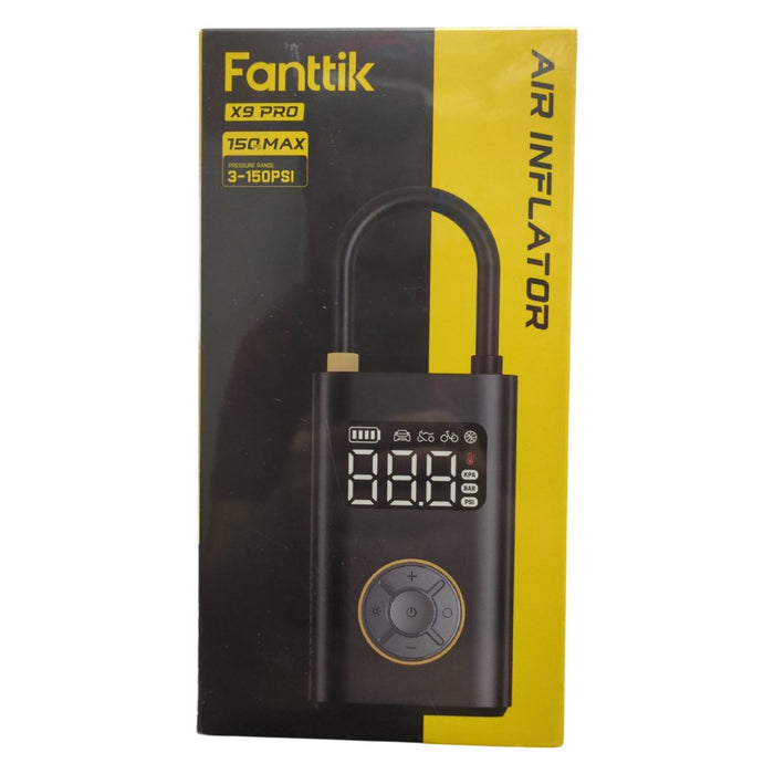 Fanttik X9 Pro Portable Tire Inflator, 5 Piece