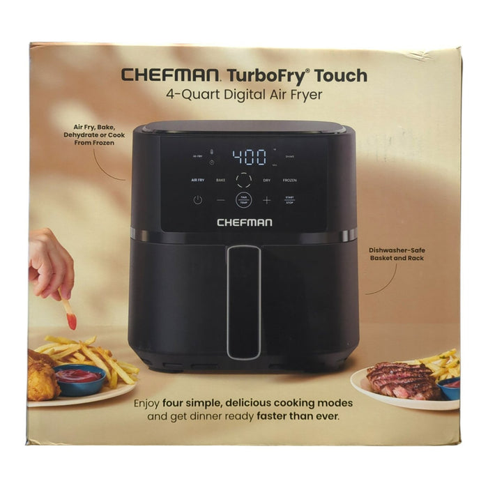 Chefman 4-Quart TurboFry Air Fryer, 4 Cooking Functions