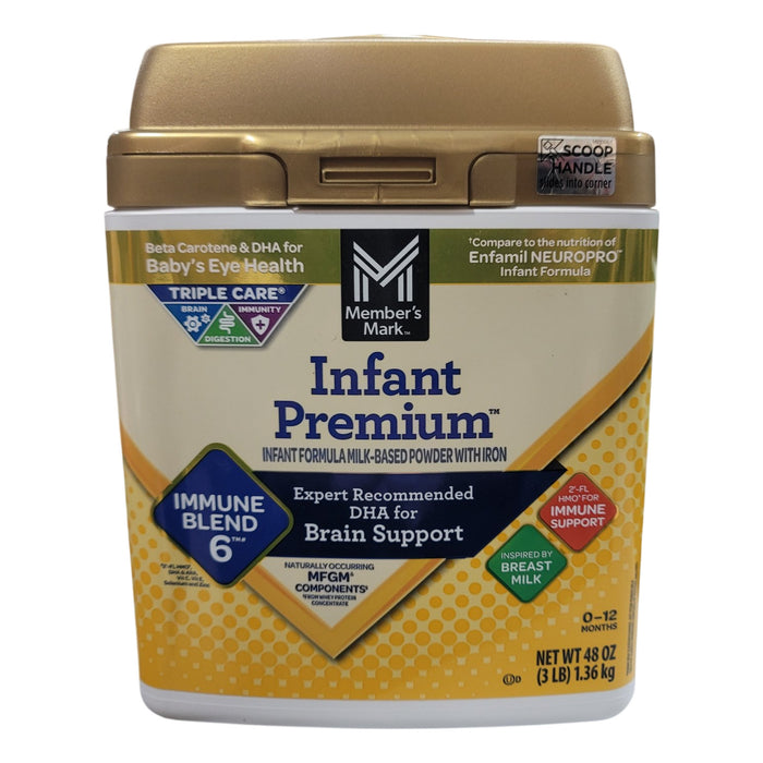 Member's Mark, Infant Premium, Complete Nutrition Infant Formula, 48 oz.