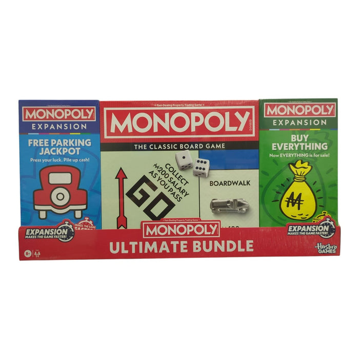 Hasbro Classic Monopoly Board Game Expansion Bundle