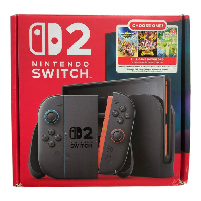 Nintendo Switch 2 Console: Choose Your Digital Game Download Bundle