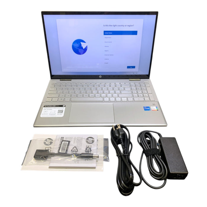 HP 15.6" Pavilion x360 Convertible, Intel i5-1235U, 12GB RAM, 512 GB SSD