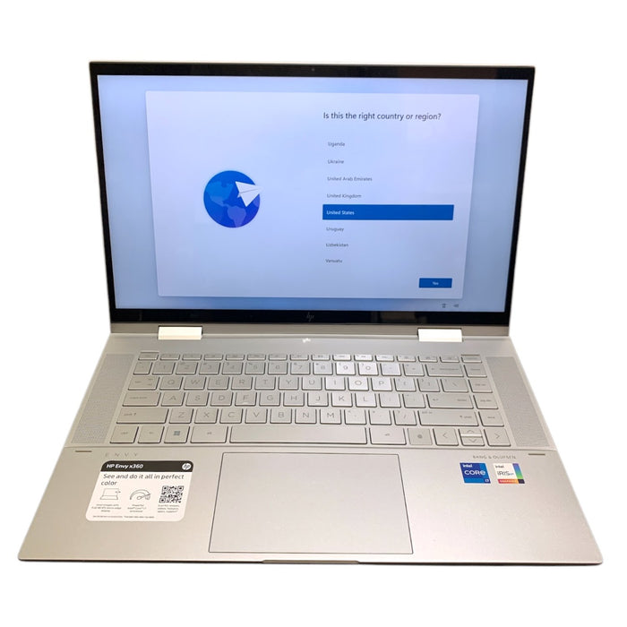 HP 15.6" Envy Convertible, Intel i7-1260P, 16GB RAM, 512 GB SSD, Intel Irix Xe