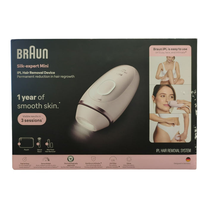Braun IPL Silk-Expert Mini Laser, Hair Removal Kit