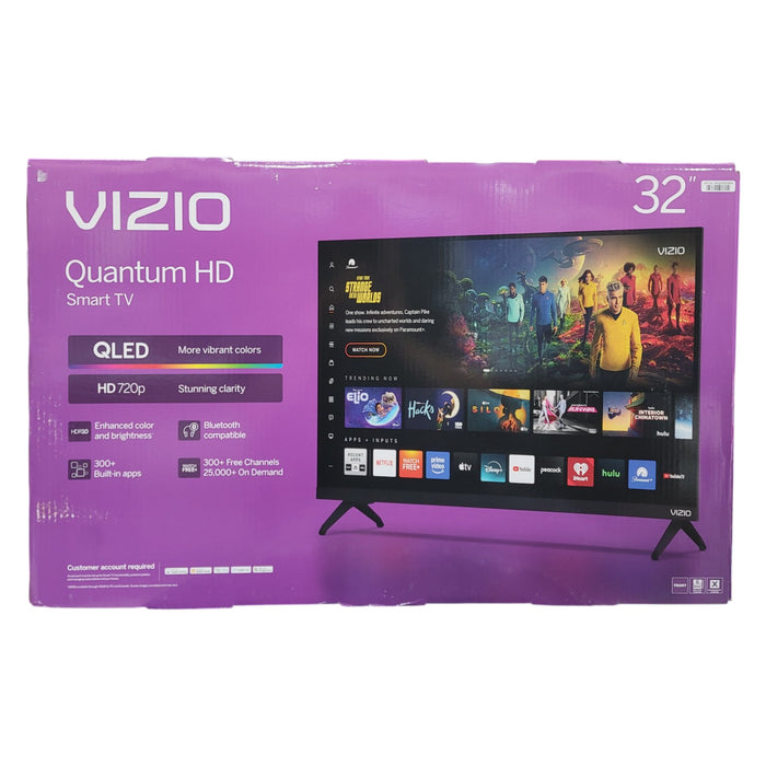 VIZIO 32 in Class Quantum Series HD QLED Smart TV, 60Hz, Wifi, VHQ32M-10