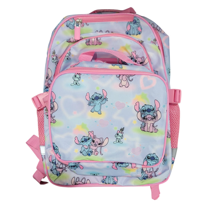 Kids Licensed 16" Reflective Backpack & Insulated Lunch Set, Lilo & Stitch