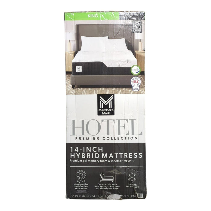 Member's Mark Hotel Premier 14" Hybrid Mattress, Medium