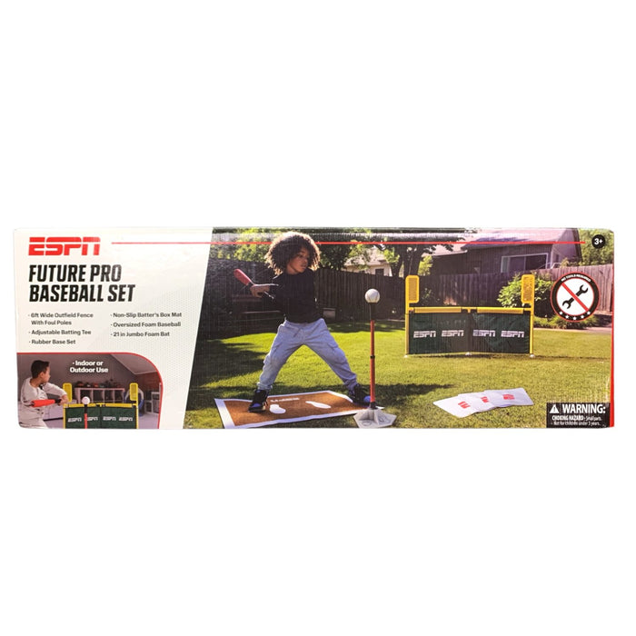 ESPN Future Pro Baseball Set for Kids, Indoor and Outdoor Use