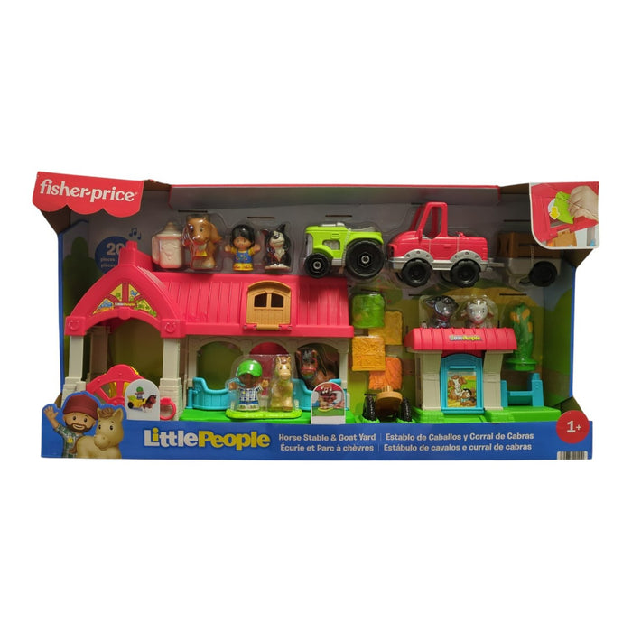 Fisher-Price Little People Horse Stable & Goat Yard Toddler Playset