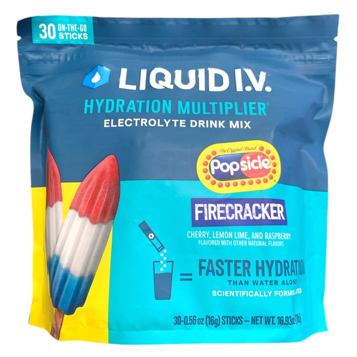 Liquid I.V. Hydration Multiplier Popsicle Firecracker - 60 Sticks