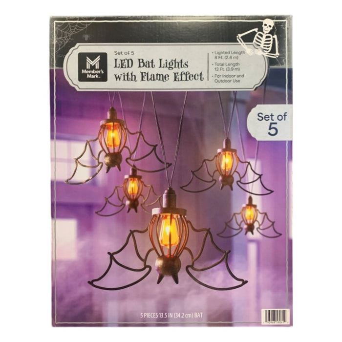 Member's Mark LED Bat Lights with Flame Effect, Set of 5