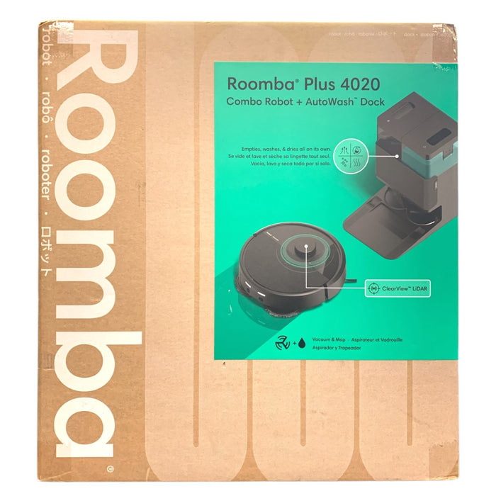 iRobot Roomba Plus 4020 Combo Robot Vacuum & Mop with AutoWash Dock