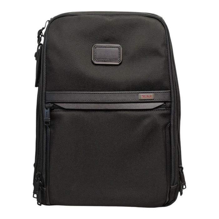 TUMI Alpha 3 Slim Backpack Black Laptop Business Travel Bag, 117339-1041, Black