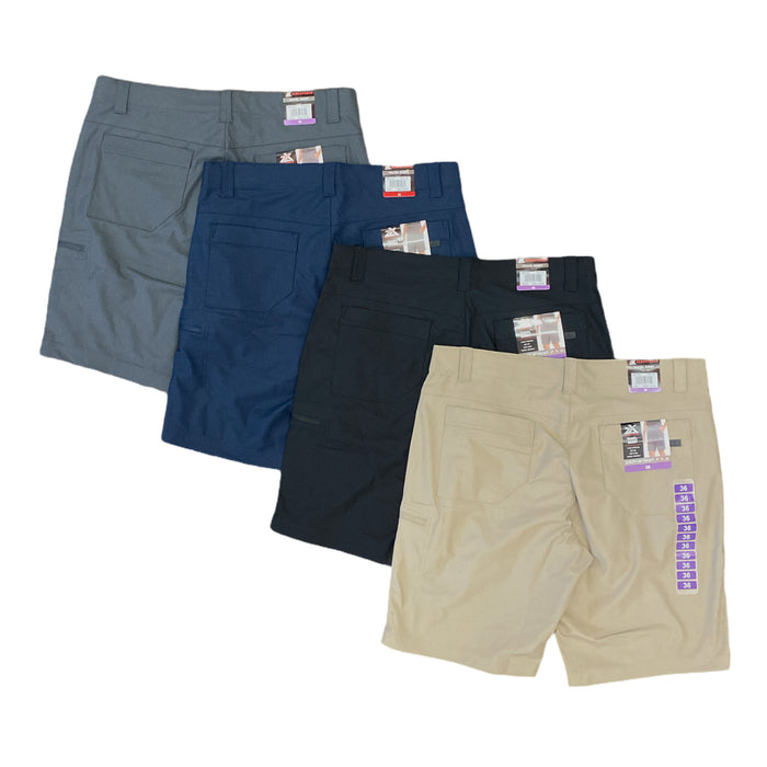 ZeroXposur Men's 4-Way Stretch Lightweight Travel Shorts w/ Utility Zip Pocket