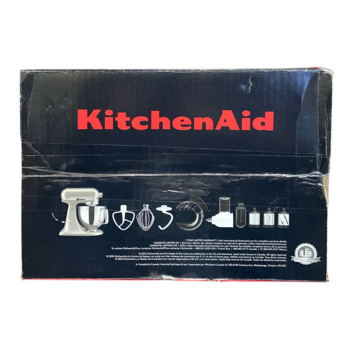 KitchenAid Artisan (KSM150FBCU) - 5qt Stand Mixer Gift Bundle (Contour Silver)