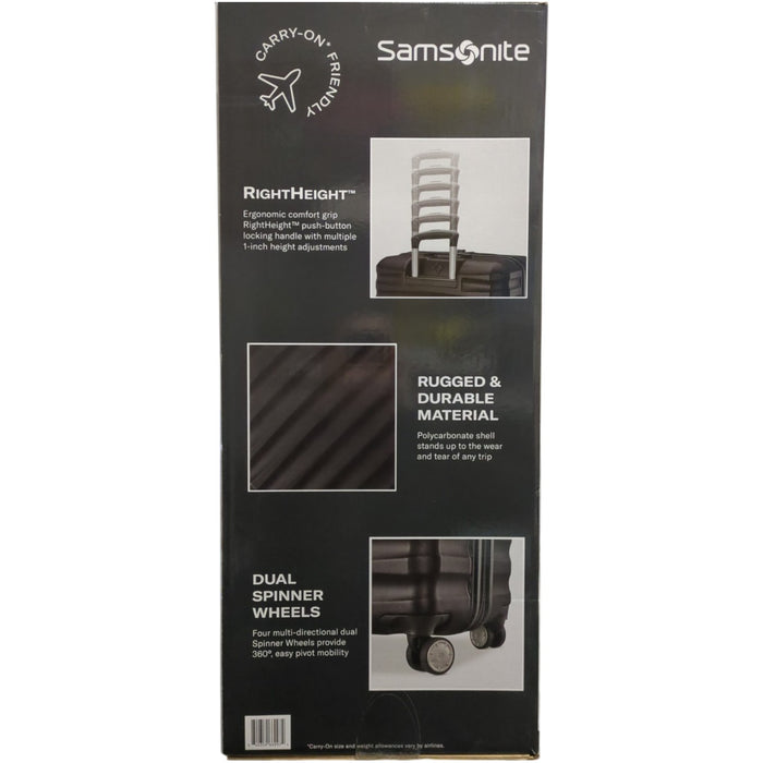 Samsonite Ridgeway II 2-Piece Polycarbonate Spinner Luggage Set, Black