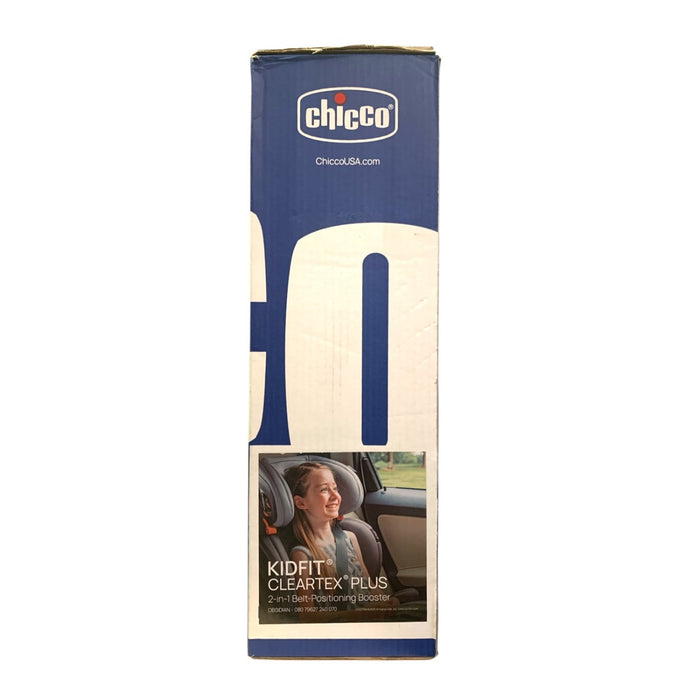 Chicco KidFit ClearTex Plus 2-in-1 Belt-Positioning Booster Car Seat, Ages 4+