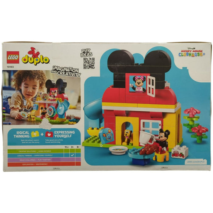 LEGO DUPLO Disney Mickey Mouse Clubhouse with Minnie & Pluto, 87 pc, 10465