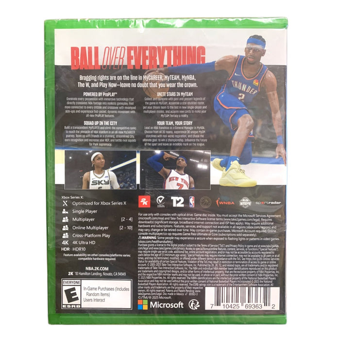 NBA 2K26 - Microsoft Xbox Series X