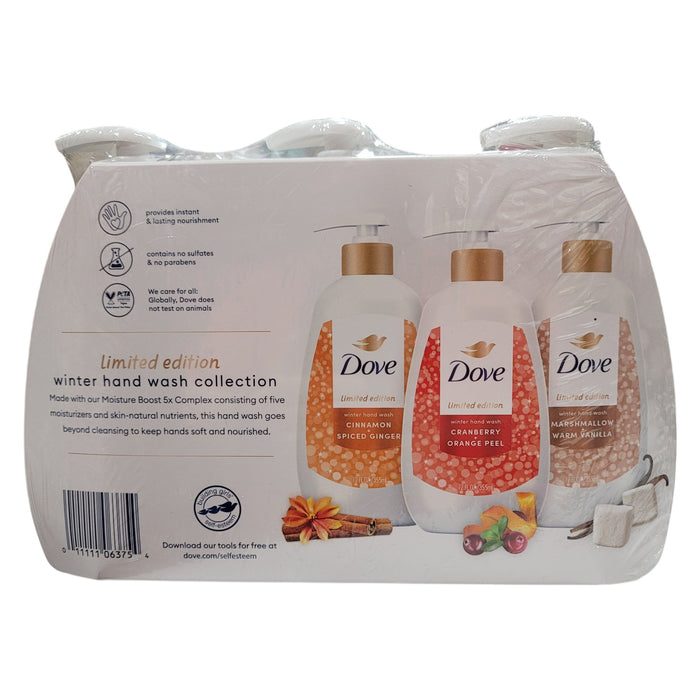 Dove Liquid Hand Wash Limited Edition Holiday Treats Variety Pack, 12 oz., 3pk.