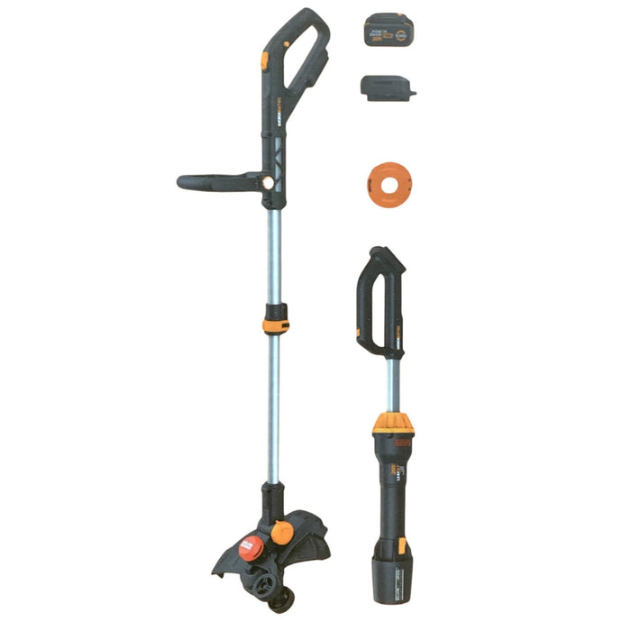 Worx 20v Cordless 12" String Trimmer Edger Mower and Blower Combo Kit