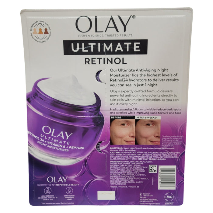 Olay Ultimate Hydration Night Moisturizer, 1.7 oz., 2 pk.