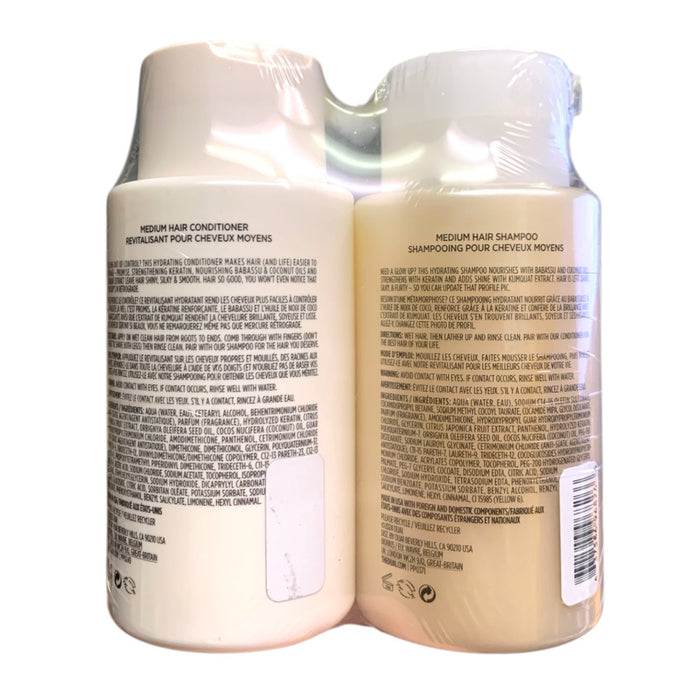 Ouai Medium Hair Shampoo and Conditioner Set, 2 Pack, 10 Fl. Oz. (300 ml) Each