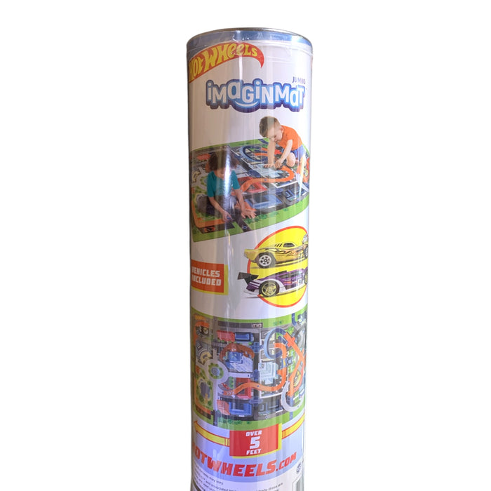 ImaginMat Licensed Character Jumbo Floor Playmat with 2 Vehicles, 61 in x 47 in